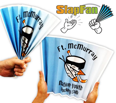 Custom Printed Promotional Slap Fans