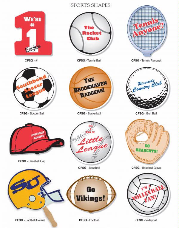 Custom Printed Sports Hand Fans